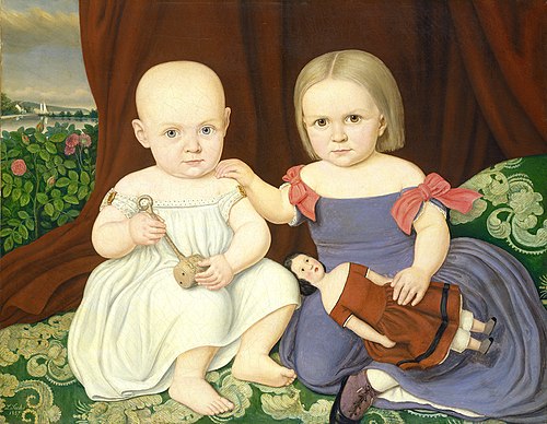 The Herbert Children, 1857, Lambert Sachs