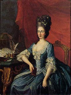 Portrait of Maria Beatrice d'Este, Archduchess of Austria, 1750, Joseph Hickel