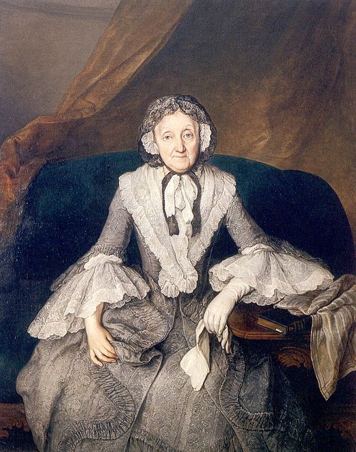 Portrait of an old lady, 1755, Joachim Martin Falbe