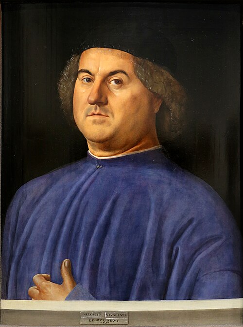 Portrait d'homme, 1497, Alvise Vivarini