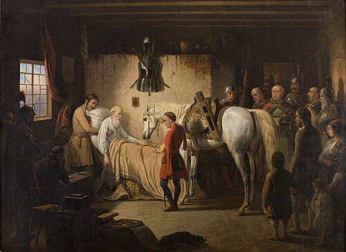 Death of Stefan Czarniecki, 1846, Janvier Suchodolski
