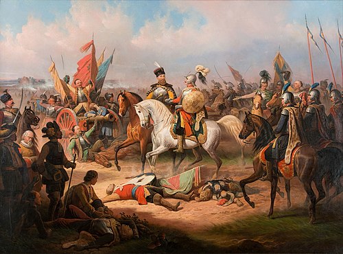 Chodkiewicz after the Battle of Kirchholm, 1858, Janvier Suchodolski