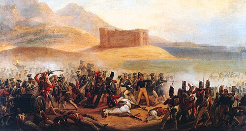Battle of Fuengirola., 1850, Janvier Suchodolski