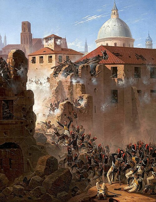 Assault on Saragossa, 1845, Janvier Suchodolski