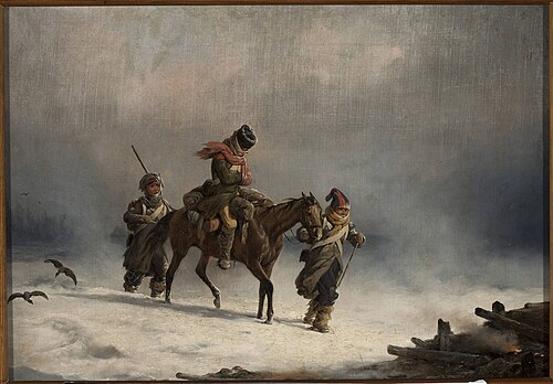 Retreat from Moscow in 1812, 1853, Janvier Suchodolski