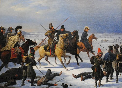 French retreat from Moscow in 1812., 1854, Janvier Suchodolski