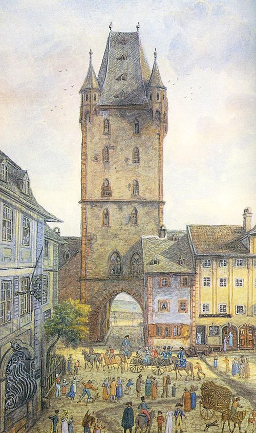 Holzturm Mainz, , Franz Ludwig von Kesselstatt