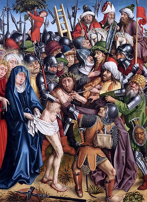 Entkleidung Christi, 1450, Maître de la Passion de Karlsr