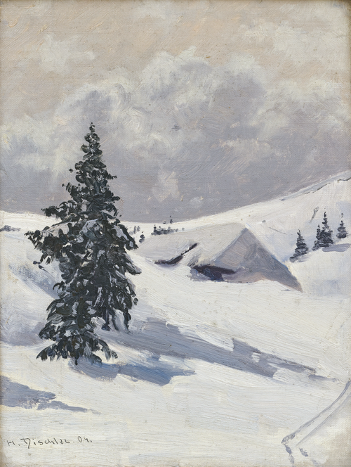 Chalet de Baldenweg sur le Feldberg, 1904, Hermann Dischler