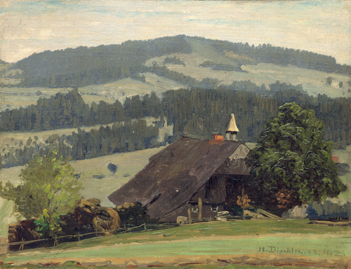 L’Ospelehof à Hinterzarten, 1908, Hermann Dischler