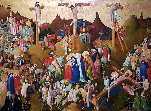 Mount Calvary of the Wasservass Family, 1425, Maître du Calvaire Wasservass