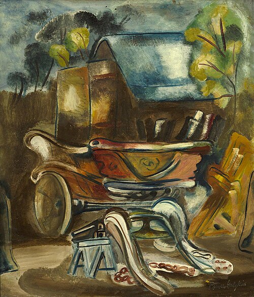 The Wheelwright's Shop, , Frances Hodgkins