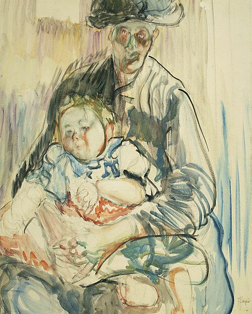 Belgian Mother and Child, , Frances Hodgkins