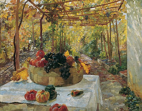 In der Pergola, 1910, Marie Egner