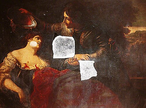 Death of Clorinda (copy of Lodovico Lana), 1802, William Hazlitt