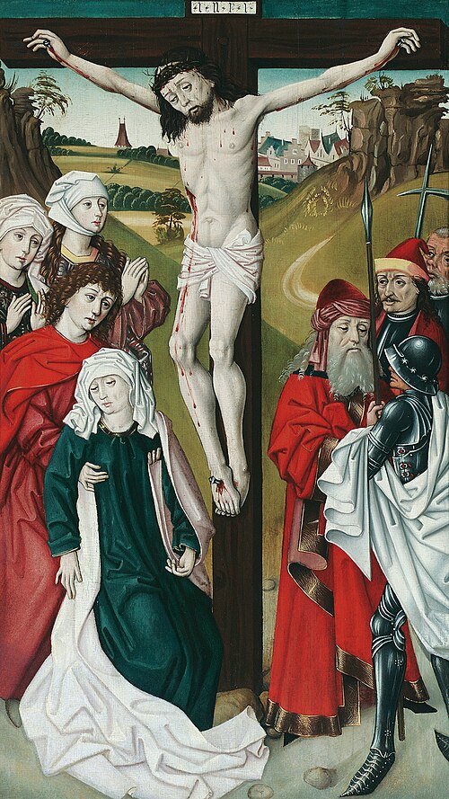 Kreuzigung Christi, 1475, Master of the Schotten Altarpiece