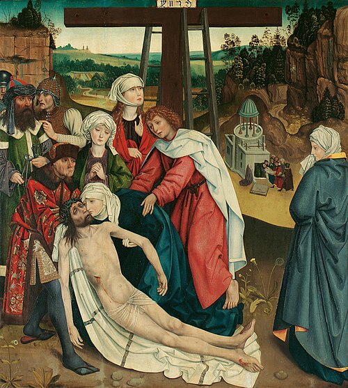 Lamentation of Christ, 1470, Master of the Schotten Altarpiece