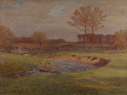 The Brook in May, 1902, Dwight William Tryon