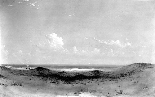 A Glimpse of the Sea, 1872, Dwight William Tryon