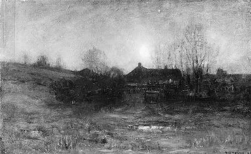 Moonlight, 1887, Dwight William Tryon