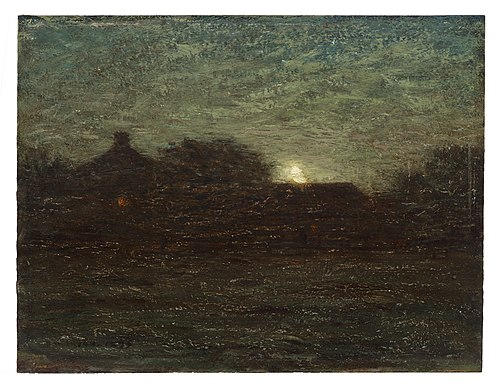 Moonrise, 1895, Dwight William Tryon