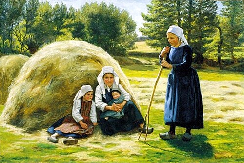 Haymaking Quimperle, 1882, Ralph Todd