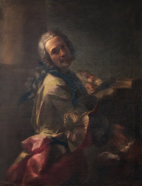 Portrait d'un peintre, , Federico Bencovich