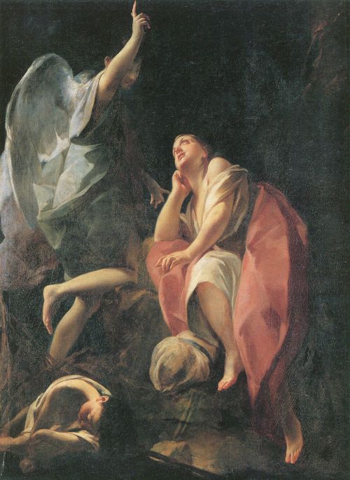 Hagar and Ishmael in the Desert, 1715, Federico Bencovich