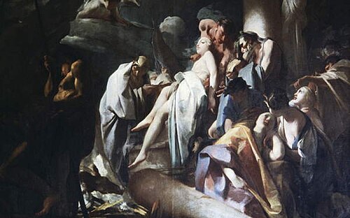 Iphigenia’s Sacrifice, 1715, Federico Bencovich