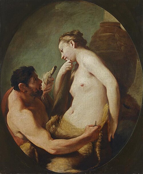 Herkules und Omphale, 1800, Federico Bencovich