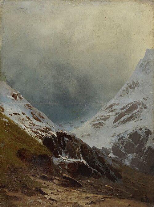 Snowy Mountainsides, , Vasily Vereshchagin