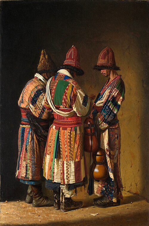 Dervishes in Festive Dress. Tashkent, 1870, Vasily Vereshchagin
