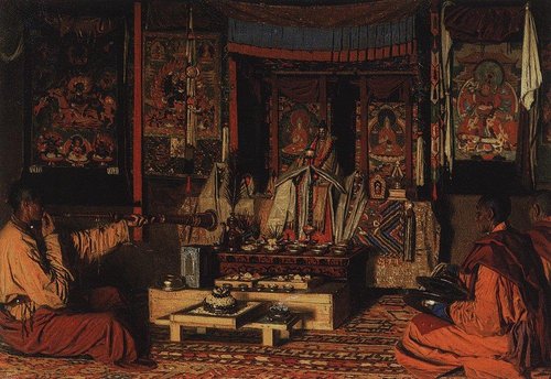 Kalmyk chapel, 1869, Vasily Vereshchagin