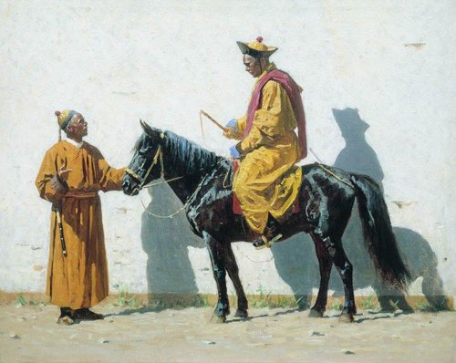 Kalmyk lama, 1869, Vasily Vereshchagin