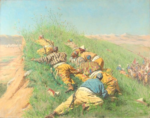 Spying out, 1873, Vassili Verechtchaguine