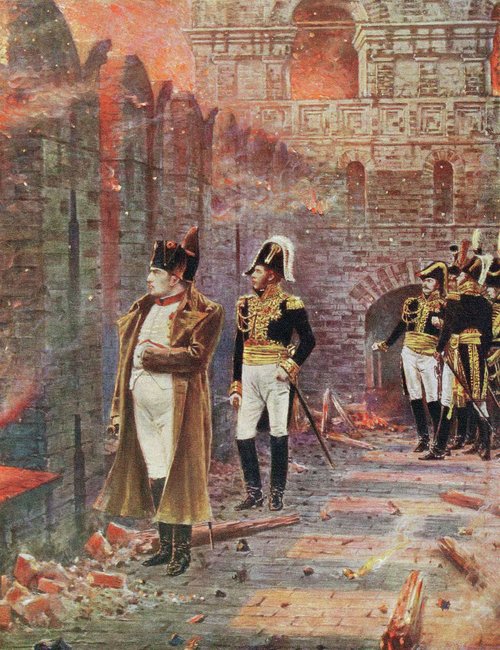 The Kremlin is on fire!, 1850, Vassili Verechtchaguine