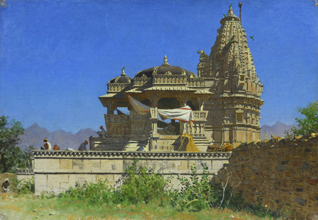 Brahmi temple in Udaipur, 1874, Vassili Verechtchaguine
