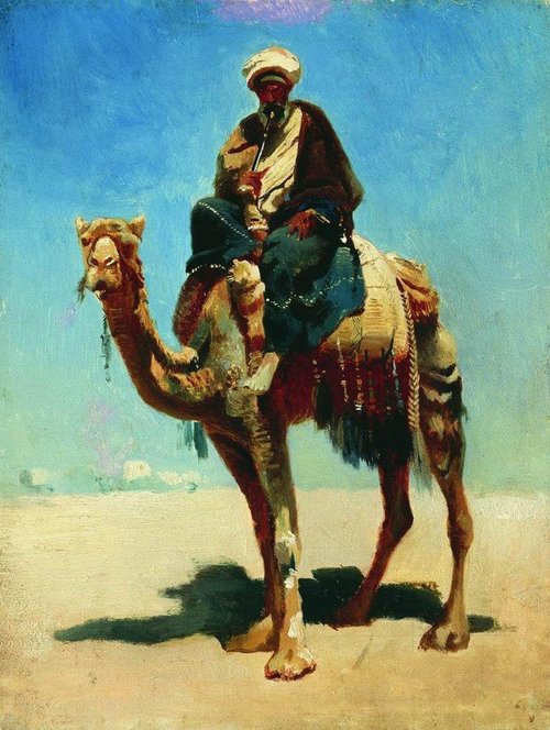 Arab on a camel, 1869, Vassili Verechtchaguine