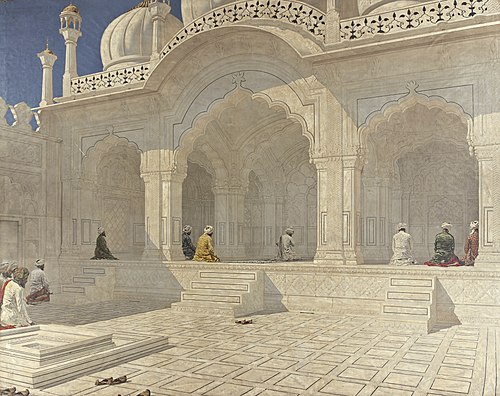 Pearl Mosque, Delhi, 1880, Vassili Verechtchaguine