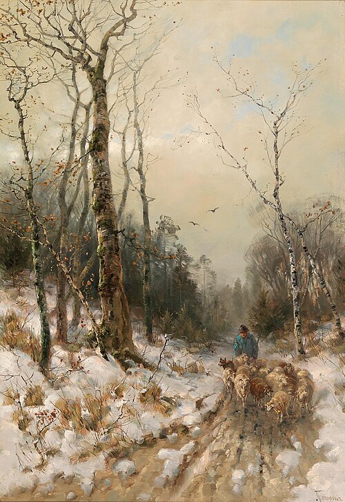 Shepherd Returning Home, 1933, Désiré Thomassin