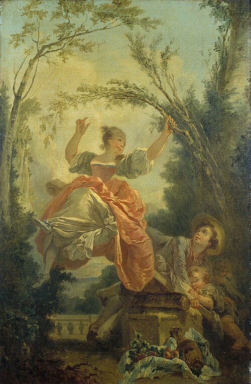 La bascule, , Jean-Honoré Fragonard
