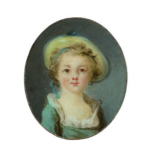 Portrait of a child, bust-length, , Jean-Honoré Fragonard