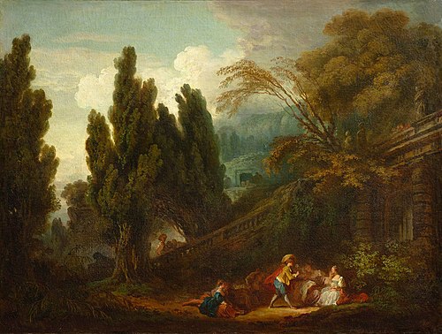 Le Jeu de la palette, 1760, Jean-Honoré Fragonard