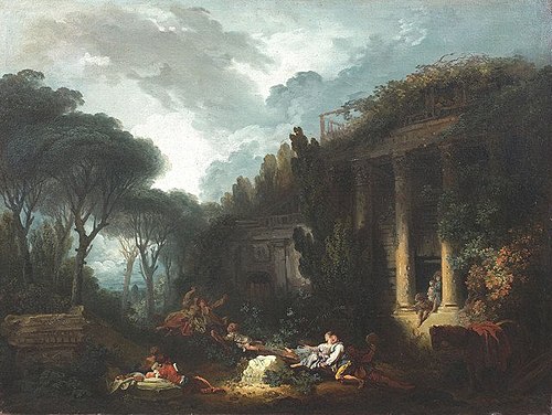 La Bascule, 1760, Jean-Honoré Fragonard