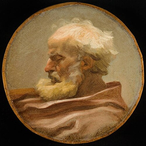 Tête de Vieillard, 1767, Jean-Honoré Fragonard
