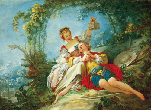 Happy Lovers, 1760, Jean-Honoré Fragonard