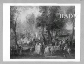 Höfisches Fest im Freien, 1757, Jean-Honoré Fragonard