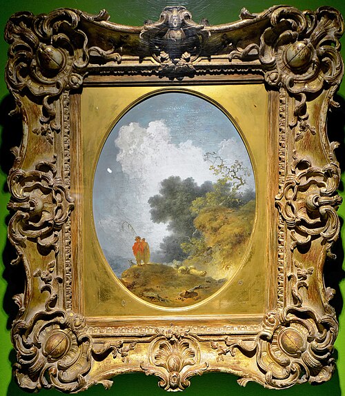 Bergers dans un paysage, 1757, Jean-Honoré Fragonard