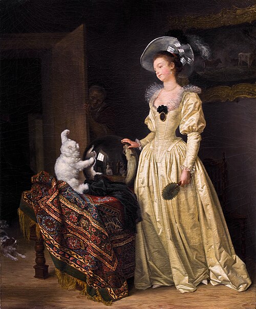 Le chat angora, 1783, Jean-Honoré Fragonard
