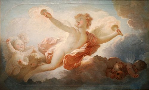 L'Amour embrase l'Univers, 1750, Jean-Honoré Fragonard